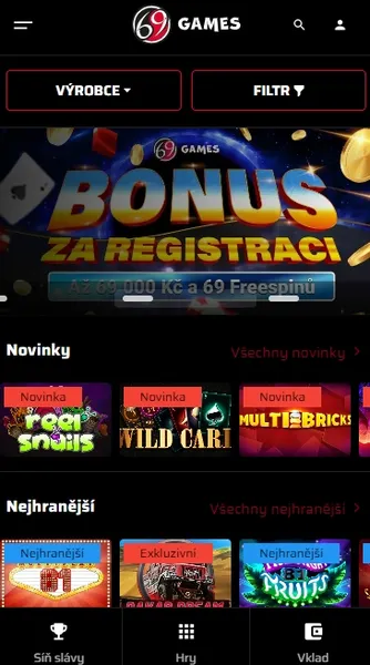 69GAMES Casino - Mobile Casino